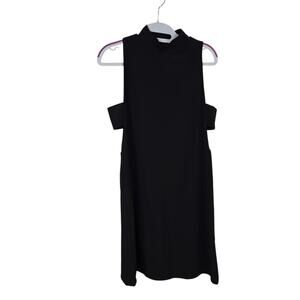 Women's For Sienna Black Sleeveless High Neck Dress | Size Small